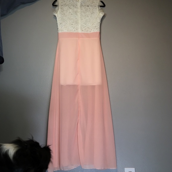Maxi Dress with Lace Bodice - Picture 3 of 3